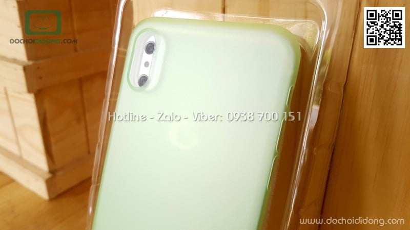 Ốp lưng iPhone X G-Case Couleur Series dẻo siêu mỏng