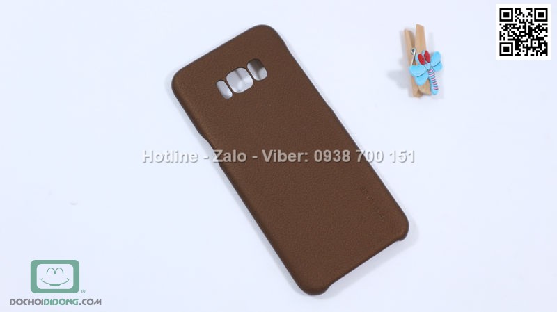 Ốp lưng Samsung Galaxy S8 G Case vân da cao cấp êm ái