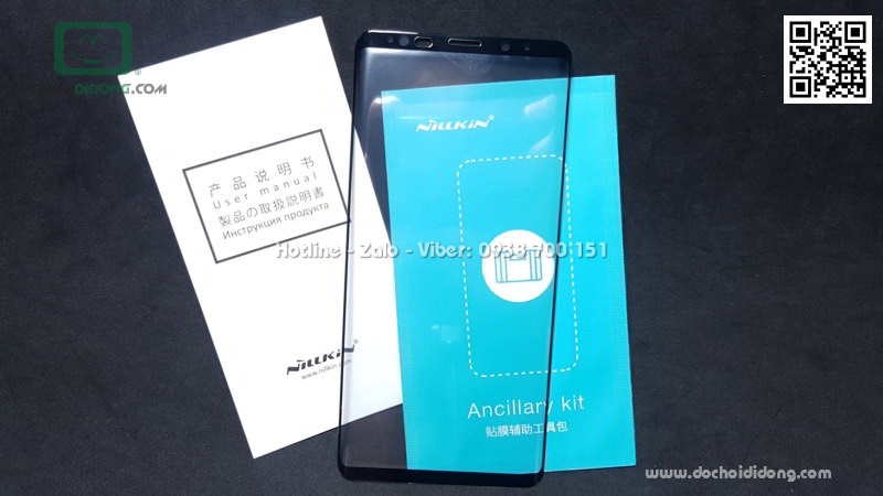 Miếng dán cường lực Samsung Note 9 Nillkin 3D CP Max full màn hình