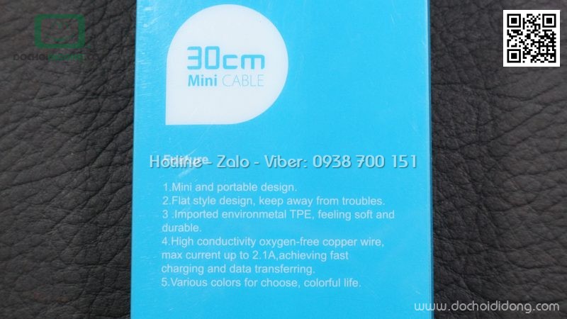 Cáp sạc MicroUSB Nillkin 30cm