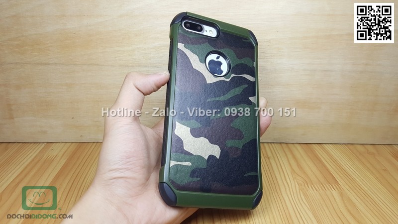 Ốp lưng iPhone 8 Plus quân đội chống sốc