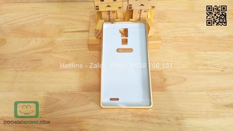 Ốp lưng OPPO R7 Plus viền nhôm lưng tráng gương