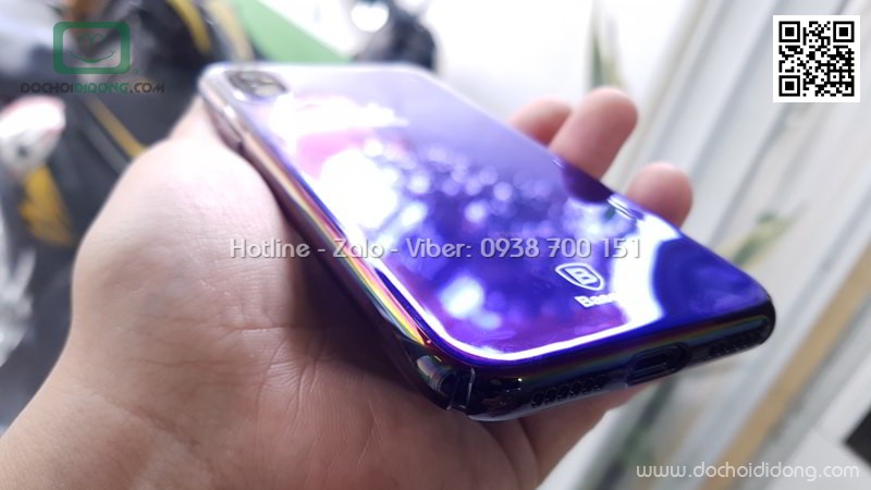 Ốp lưng iPhone X Baseus hào quang