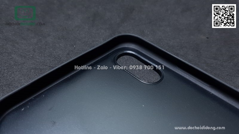 Ốp lưng iPhone XS Max Nillkin carbon