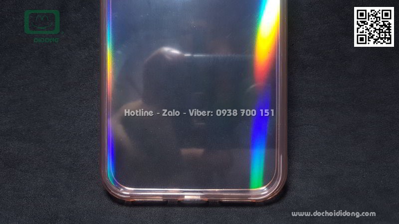 Ốp lưng iPhone X XS Likgus Aurora lưng kính đổi màu