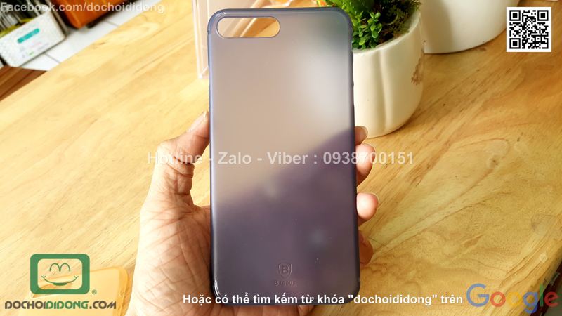 Ốp lưng iPhone 8 Plus Baseus Slim Case