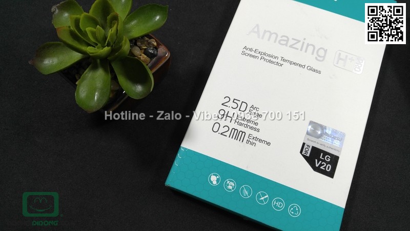 Miếng dán cường lực LG V20 Amazing H Pro