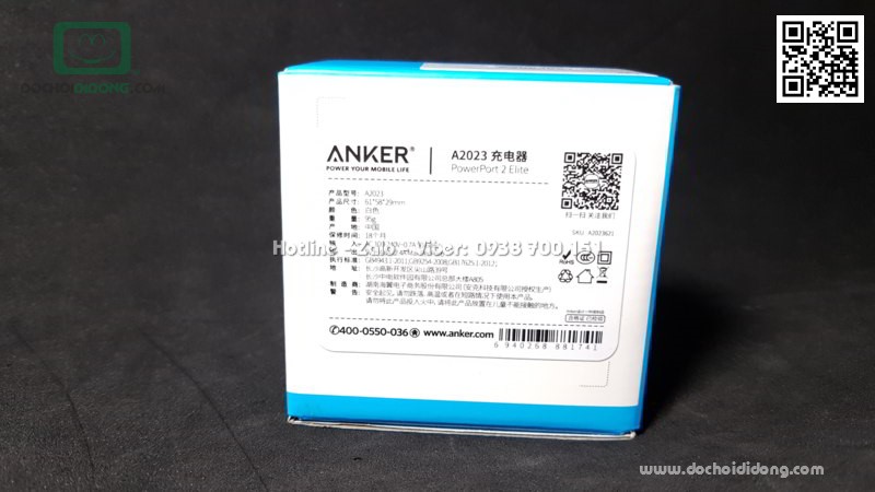 Dock sạc Anker PowerPort 2 Elite 2 cổng