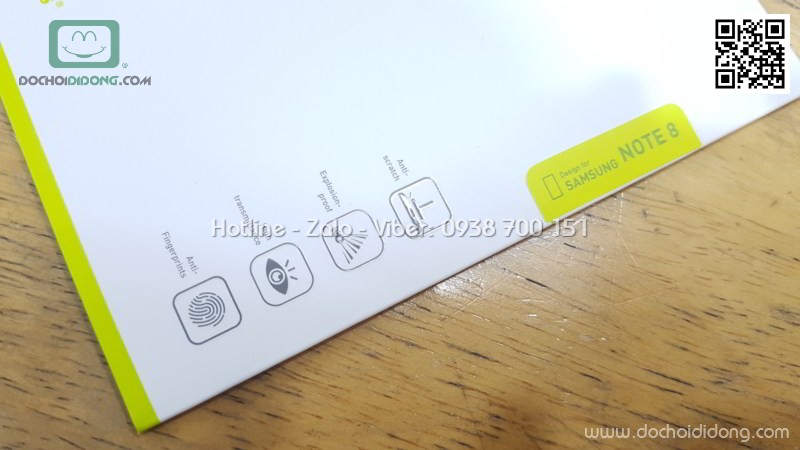 Miếng dán cường lực camera Samsung Note 8 Benks 9H 0.15mm