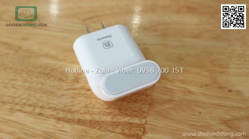 Dock sạc Baseus Curver Dual U 2 cổng 2.4A kiêm giá đỡ điện thoại
