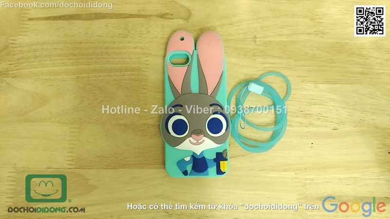 Ốp lưng iPhone 5 5s SE thỏ Zootopia