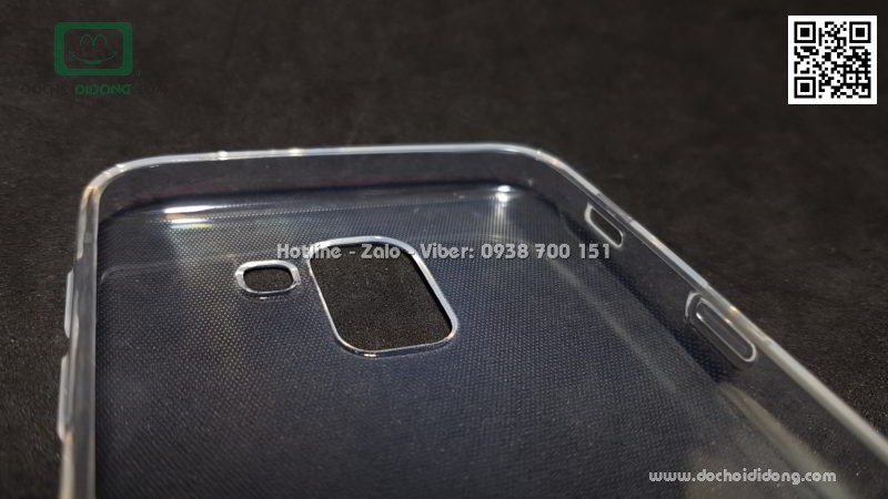 Ốp lưng Samsung J6 Dada dẻo trong siêu mỏng
