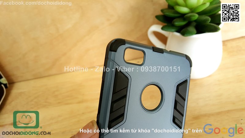 Ốp lưng Huawei P8 Lite Iron Man chống sốc có chống lưng