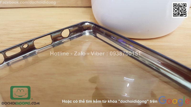 Ốp lưng Samsung Galaxy Note 7 Albizia dẻo trong viền màu