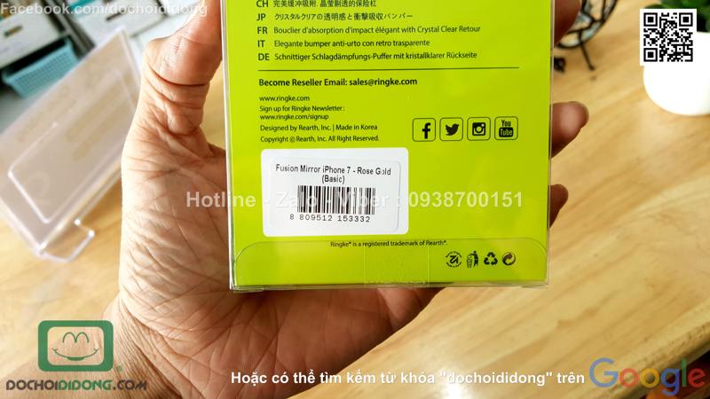 Ốp lưng iPhone 7 Ringke Mirror