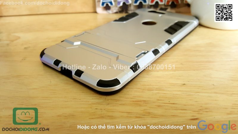 Ốp lưng Nexus 6P Iron Man chống sốc có chống lưng