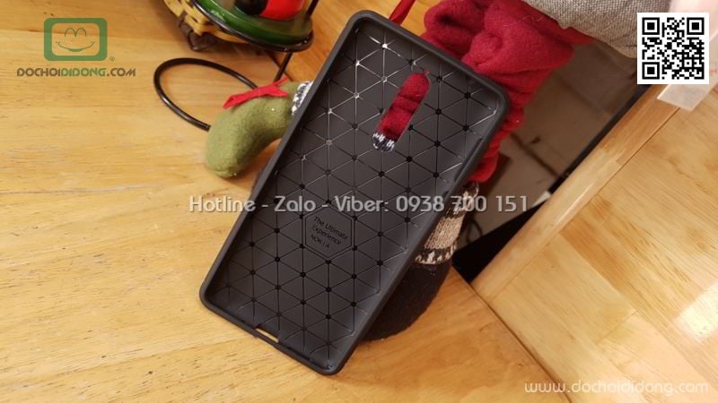 Ốp lưng Nokia 8 Likgus chống sốc vân kim loại