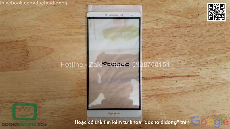 Miếng dán cường lực OPPO R7 Plus KYK full màn hình