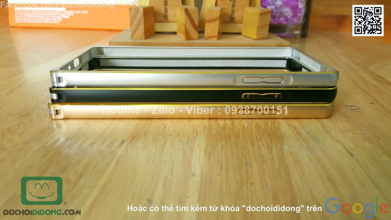 Ốp viền OPPO F1 nhôm phay chốt gài