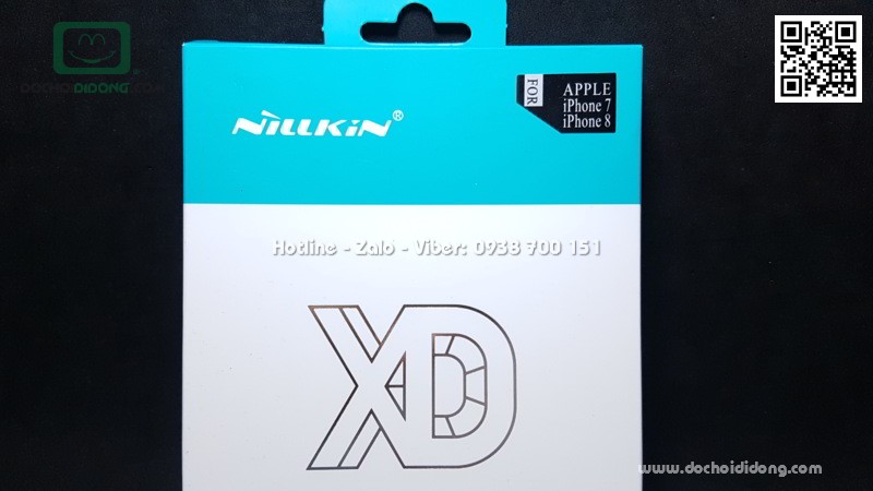 Miếng dán cường lực full màn hình iPhone 7 8 Nillkin XD CP Max 9H