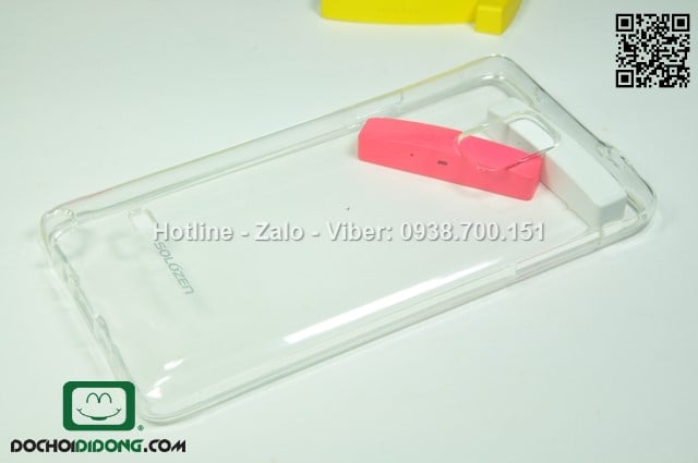Ốp lưng Samsung Galaxy Note 4 Solozen dẻo trong cao cấp