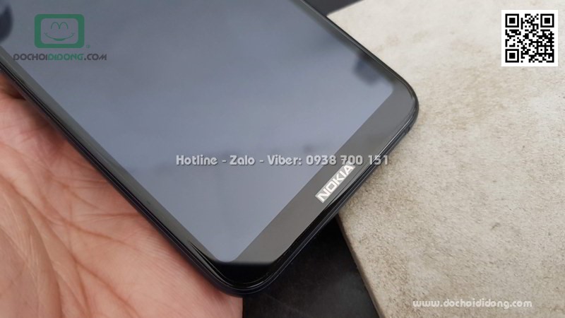 Miếng dán cường lực Nokia 6.1 Plus full màn hình Zacase full keo