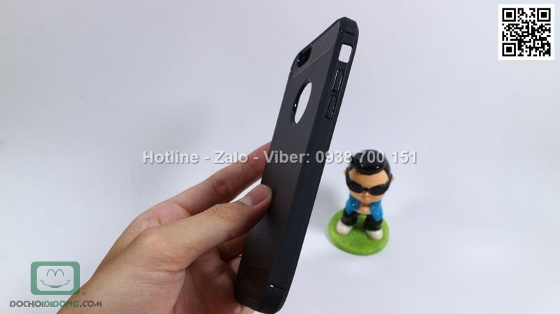 Ốp lưng iPhone 6 6s Likgus chống sốc vân kim loại