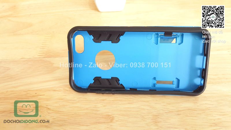 Ốp lưng iPhone 5 5S Iron Man chống sốc có chống lưng