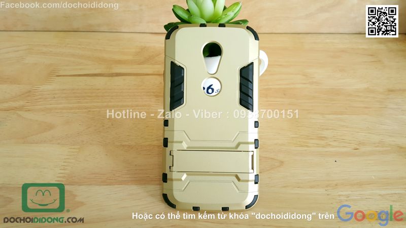 Ốp lưng Motorola Moto G Gen 2 Iron Man chống sốc có chống lưng