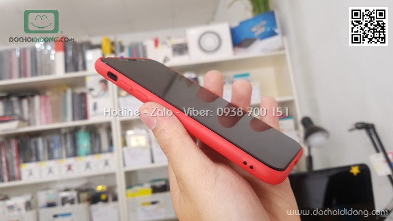 Ốp lưng iPhone X Baseus Happy Watching Supporting có chống lưng