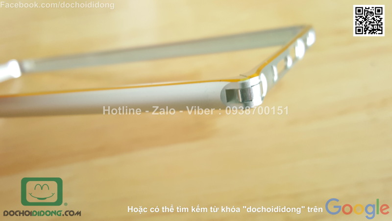 Ốp viền OPPO R7S nhôm phay chốt gài