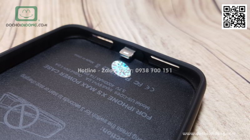 Ốp lưng pin dự phòng iPhone XS Max Usams 4000mah