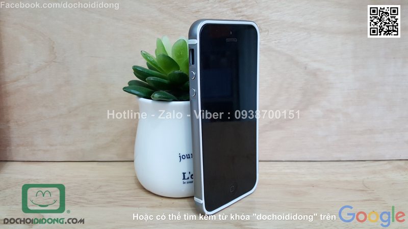 Ốp viền iPhone 5 5s silicone 2 lớp