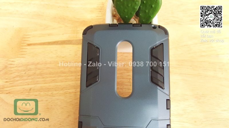 Ốp lưng Motorola Moto X Play  Iron Man chống sốc có chống lưng