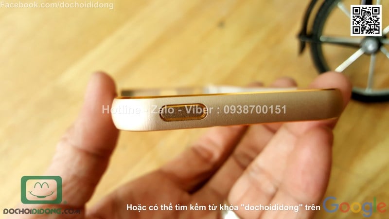 Ốp viền iPhone 5 5s SE nhôm phay chốt gài