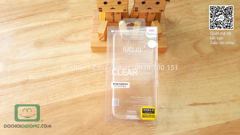 Ốp lưng Samsung Galaxy S7 Edge Mercury dẻo trong cao cấp