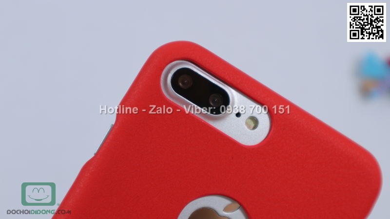 Ốp lưng iPhone 7 Plus G Case vân da cao cấp êm ái