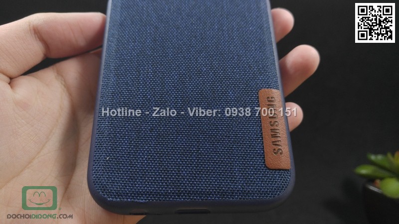 Ốp lưng Samsung Galaxy A5 2017 dẻo vân vải bố