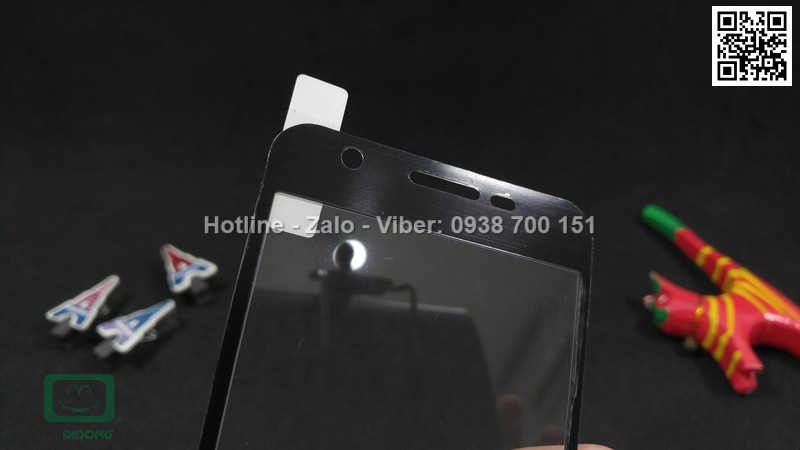Miếng dán cường lực Samsung Galaxy J5 Prime ABL full màn hình viền filber carbon 9H