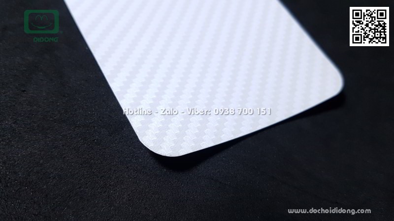 Miếng dán mặt lưng Xiaomi Pocophone F1 vân carbon