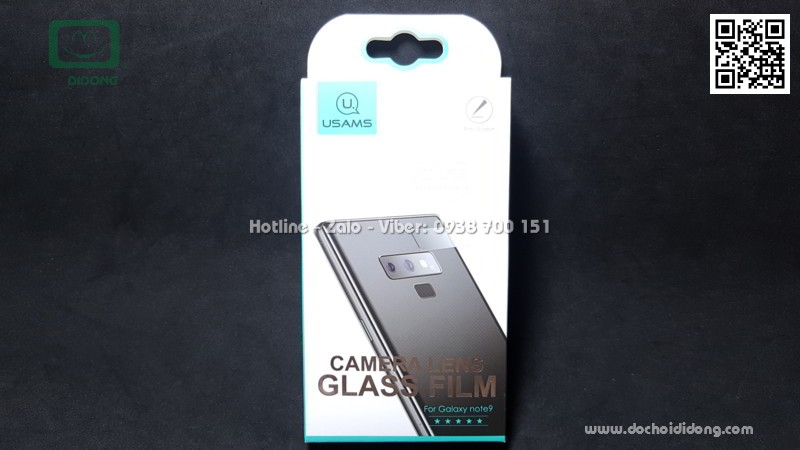 Miếng dán cường lực camera Samsung Note 9 Usams chính hãng