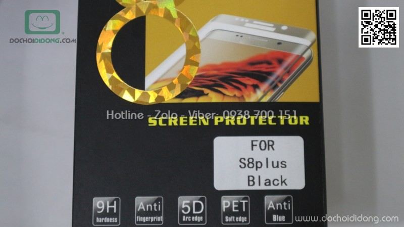Miếng dán cường lực Samsung Galaxy S8 Plus 9H full màn hình
