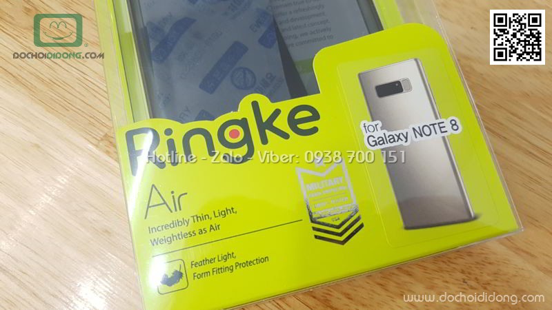 Ốp lưng Samsung Note 8 Ringke Air