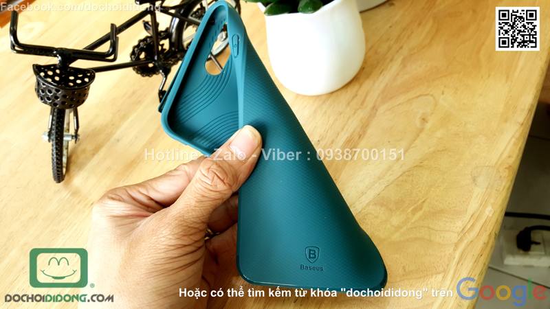 Ốp lưng iPhone 8 Plus Baseus chống lưng nam châm