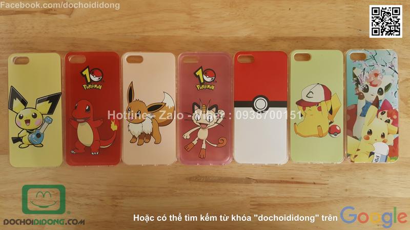 Ốp lưng iPhone 5 5s SE Pokemon Go dẻo viền trong