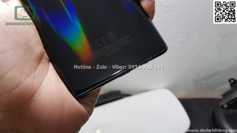 Miếng dán full lưng Samsung Note 9 Aurora đổi màu