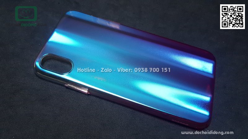 Ốp lưng iPhone X XS Baseus Aurora lưng nhám đổi màu