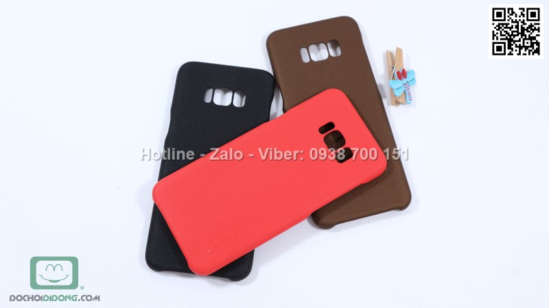 Ốp lưng Samsung Galaxy S8 G Case vân da cao cấp êm ái