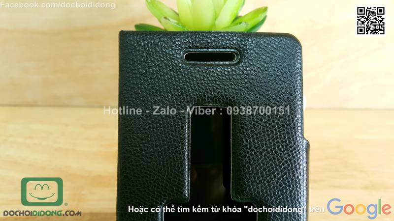 Bao da Blackberry Z10 Piercedan nghe nhanh quai gài