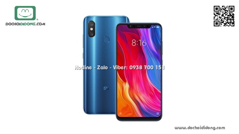 Miếng dán màn hình Xiaomi Mi 8 Zacase Invisible dẻo full trong suốt